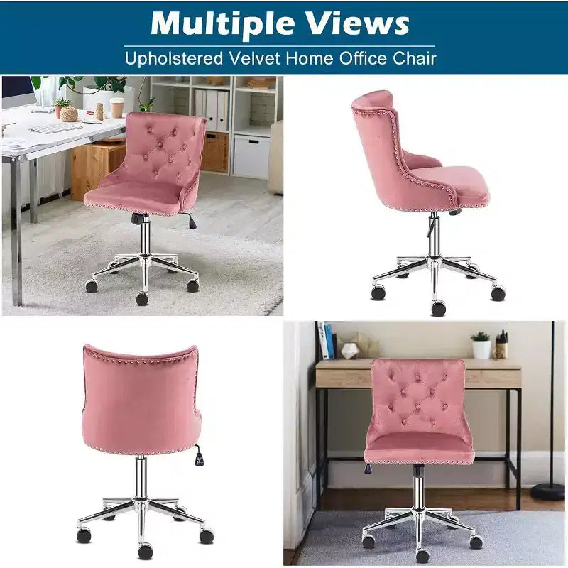 Chaise Karl Home | Chaise de bureau à roulettes pour maquillage