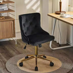 Chaise Karl Home | Chaise de bureau à roulettes pour maquillage
