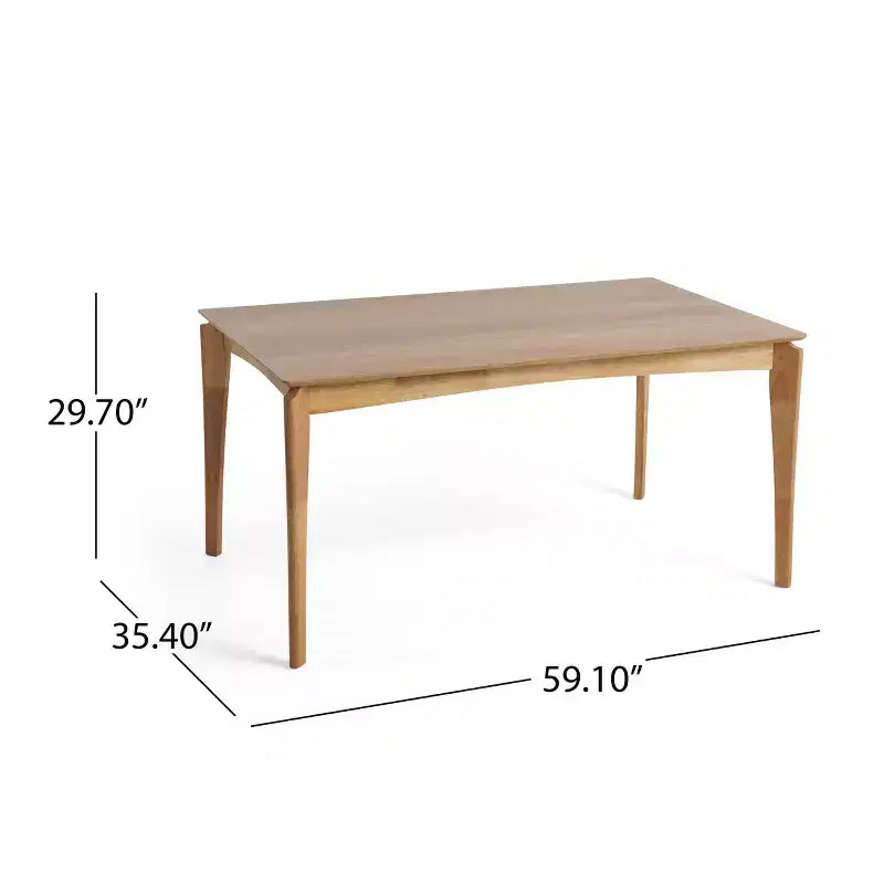 Ensemble de salle à manger 7 pièces en bois et tissu Chennault Christopher Knight Home