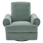 Fauteuil inclinable manuel pivotant Christopher Knight Home Dravok moderne en chenille avec dossier réglable