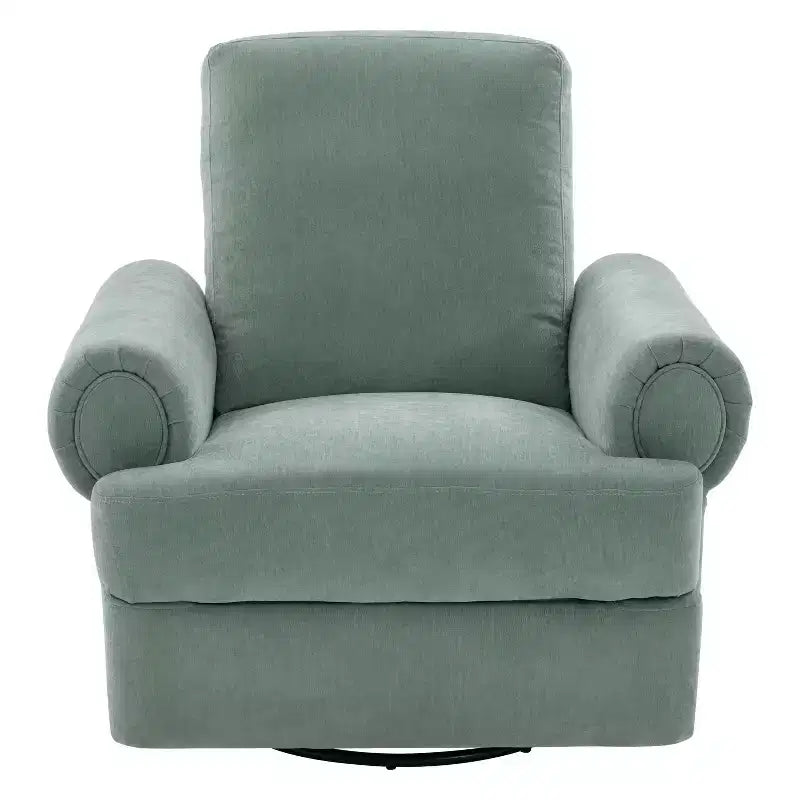 Fauteuil inclinable manuel pivotant Christopher Knight Home Dravok moderne en chenille avec dossier réglable