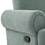 Fauteuil inclinable manuel pivotant Christopher Knight Home Dravok moderne en chenille avec dossier réglable