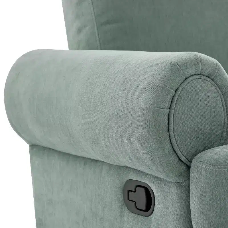 Fauteuil inclinable manuel pivotant Christopher Knight Home Dravok moderne en chenille avec dossier réglable