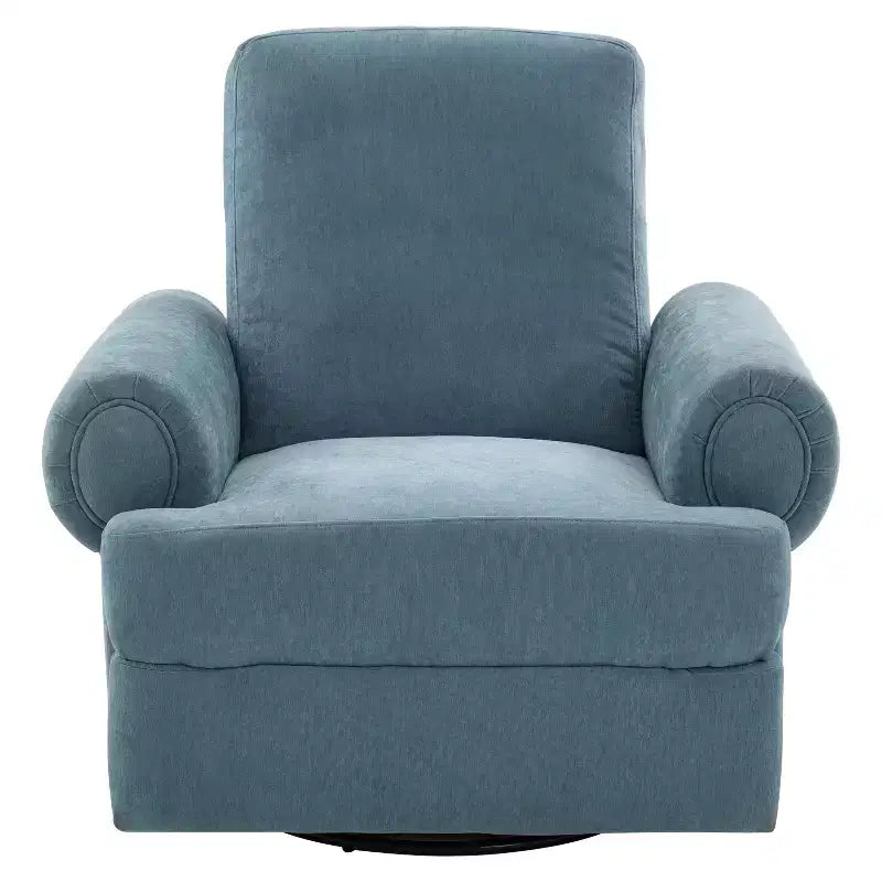 Fauteuil inclinable manuel pivotant Christopher Knight Home Dravok moderne en chenille avec dossier réglable