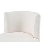 Christopher Knight Home Morrick Ensemble de 5 chaises de salle à manger pivotantes rembourrées de style moderne du milieu du siècle avec table en bois d'hévéa