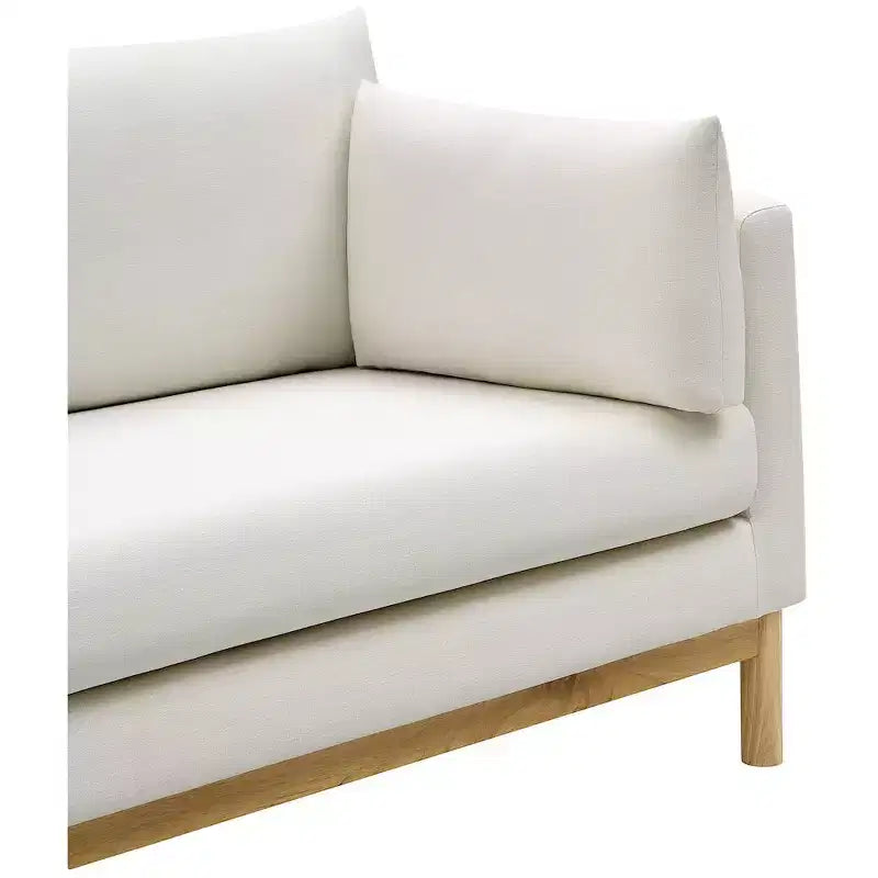 Meridian Furniture, chaise en tissu texturé Langham Linen