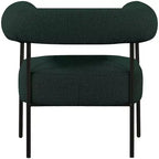 Meridian Furniture, fauteuil d'appoint Blake en tissu bouclette