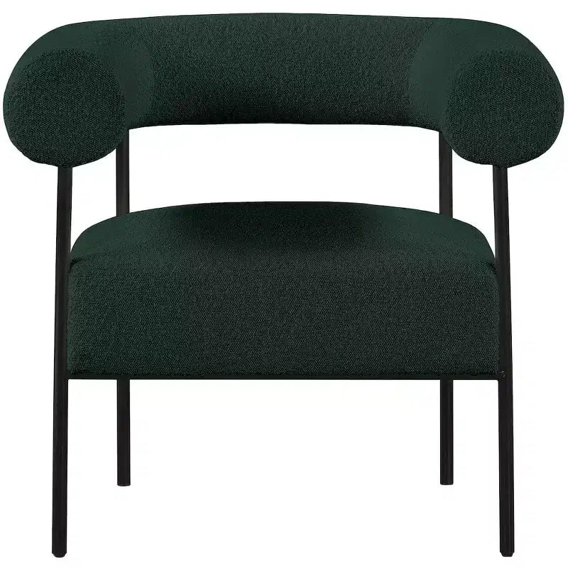 Meridian Furniture, fauteuil d'appoint Blake en tissu bouclette