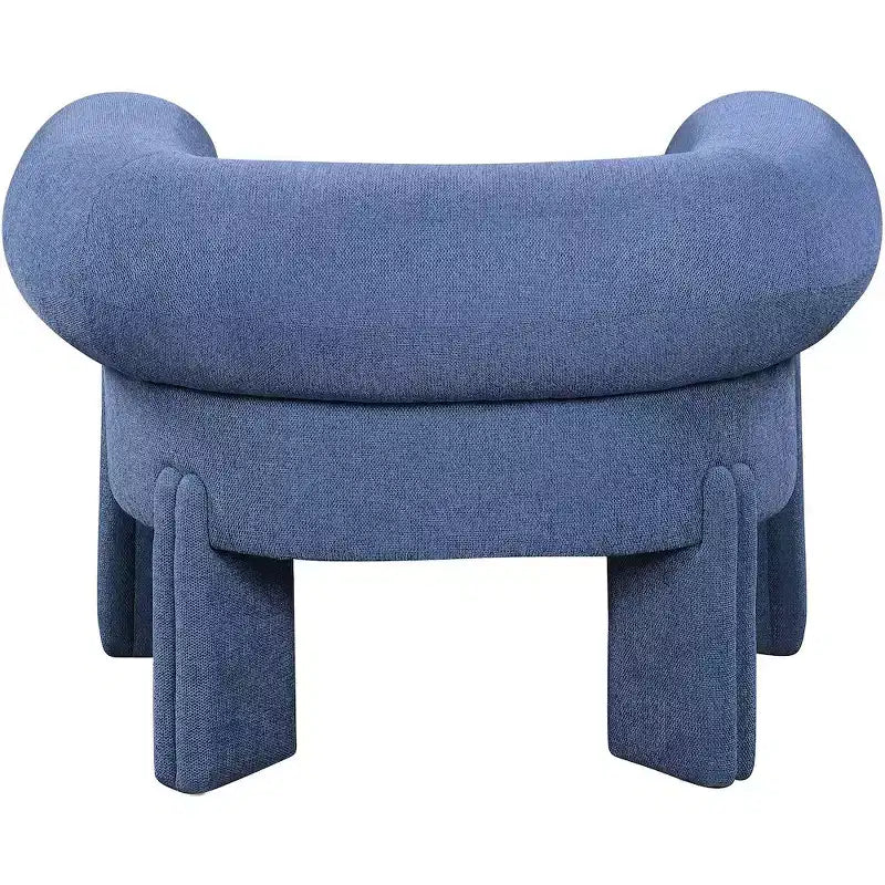 Meridian Furniture, fauteuil d'appoint en tissu polyester Stefano