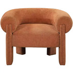 Meridian Furniture, fauteuil d'appoint en tissu polyester Stefano