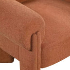 Meridian Furniture, fauteuil d'appoint en tissu polyester Stefano