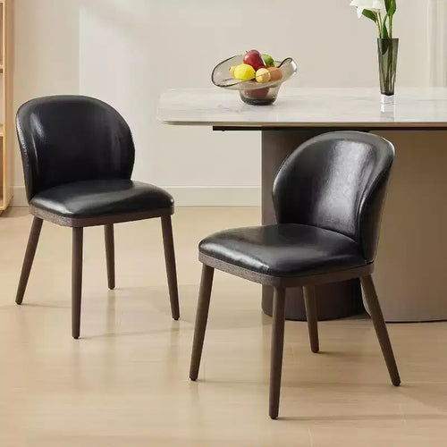 Acekool Dining Chairs Set of 2 with Wood Legs, Ergonomic Back Support and 265lb Capacity for Kitchen and Dining Room