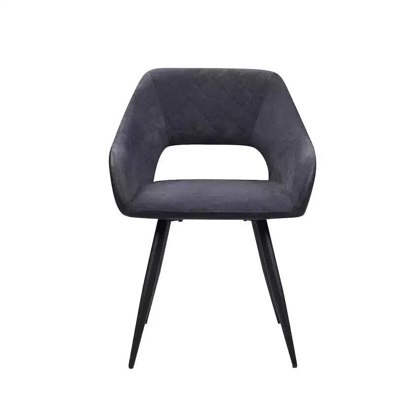 Chintaly Imports, chaise d'appoint contemporaine à dossier ajouré