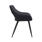 Chintaly Imports, chaise d'appoint contemporaine à dossier ajouré