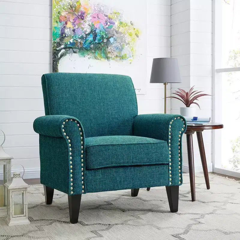 HL Home, Fauteuil traditionnel avec clous de tapissier