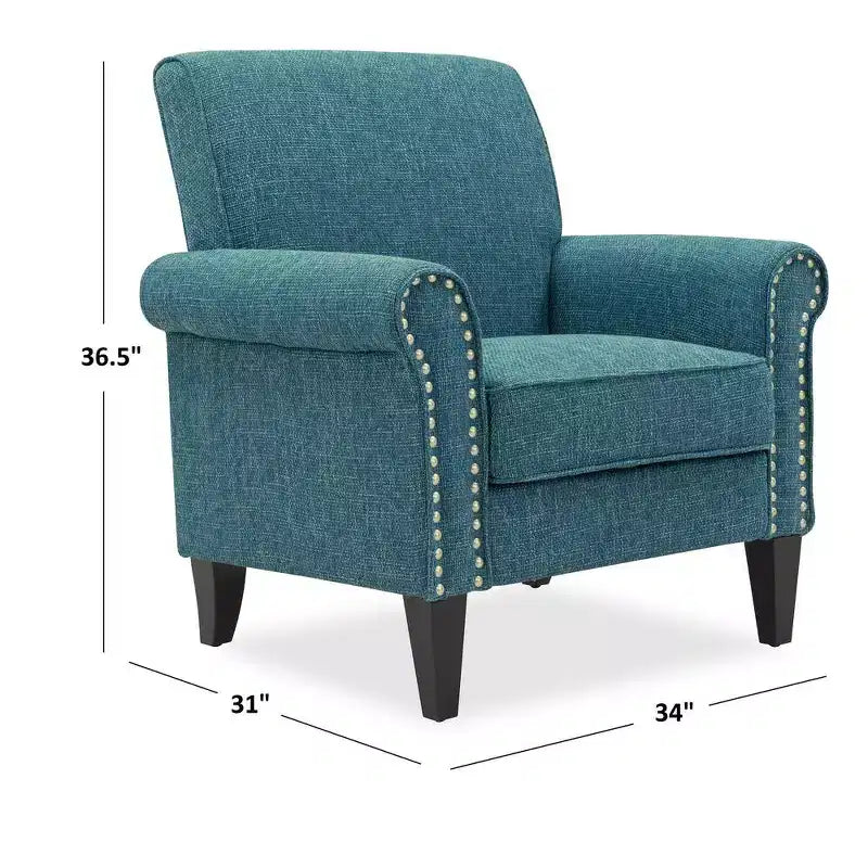 HL Home, Fauteuil traditionnel avec clous de tapissier