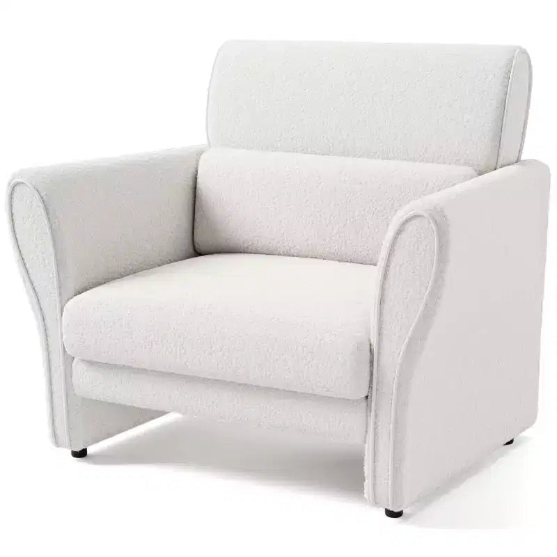 COZONY Canapé moderne pour salon – Canapé rembourré avec dossier haut, coussins lombaires amovibles, assemblage facile