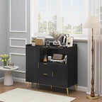 Buffet Sideboard, Modern Storage Cabinet, Accent Cabinet with Drawers and Doors, Console Table with Doors and Shelves
