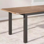 Ensemble de table à manger extensible pour 48 personnes avec bancs et tabourets, grande table de cuisine et de salle à manger en bois de 63 pouces