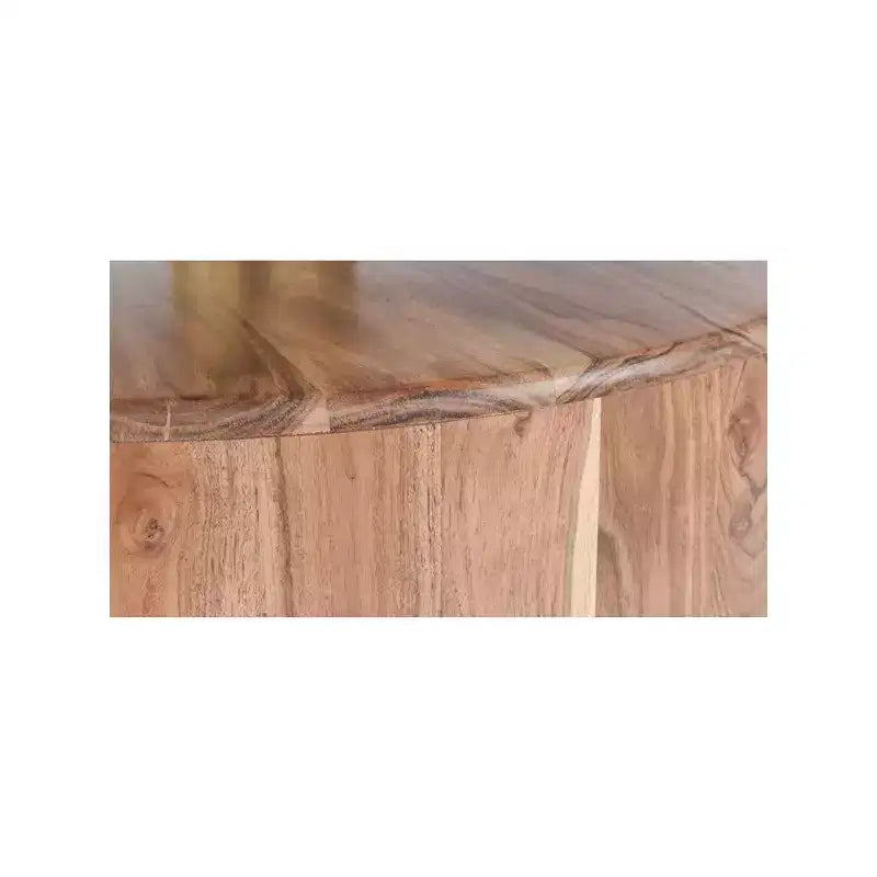 Meridian Furniture, Table basse en bois d'acacia naturel Stonewood