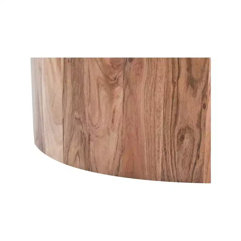 Meridian Furniture, Table basse en bois d'acacia naturel Stonewood