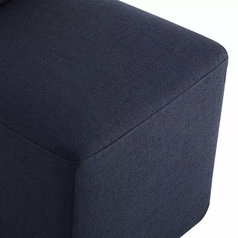 Chaises de salle à manger roulantes rembourrées Spruce&Spring avec roulettes, lot de 2