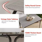 Table de salle à manger pour 4, petit ensemble table et chaises pour 4, ensemble dinette carré avec 4 chaises, ensembles de 5 pièces pour cuisine et salle à manger pour petit espace, appartement