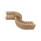 Meridian Furniture, Canapé modulable Arc en velours