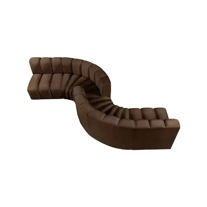Meridian Furniture, Canapé modulable Arc en velours