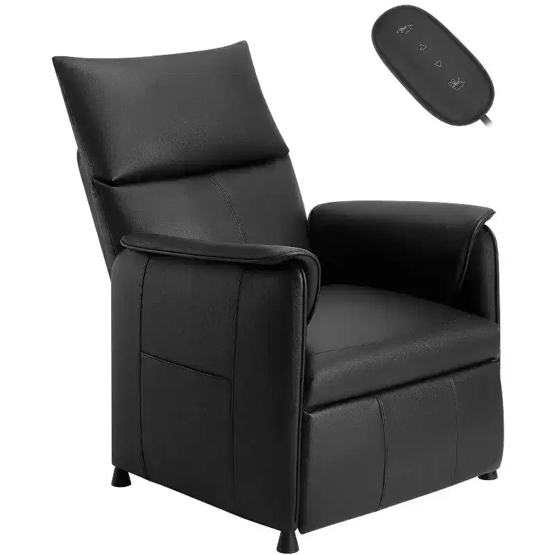 Fauteuil inclinable électrique pour salon, fauteuil inclinable avec télécommande et poches latérales