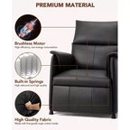 Fauteuil inclinable électrique pour salon, fauteuil inclinable avec télécommande et poches latérales