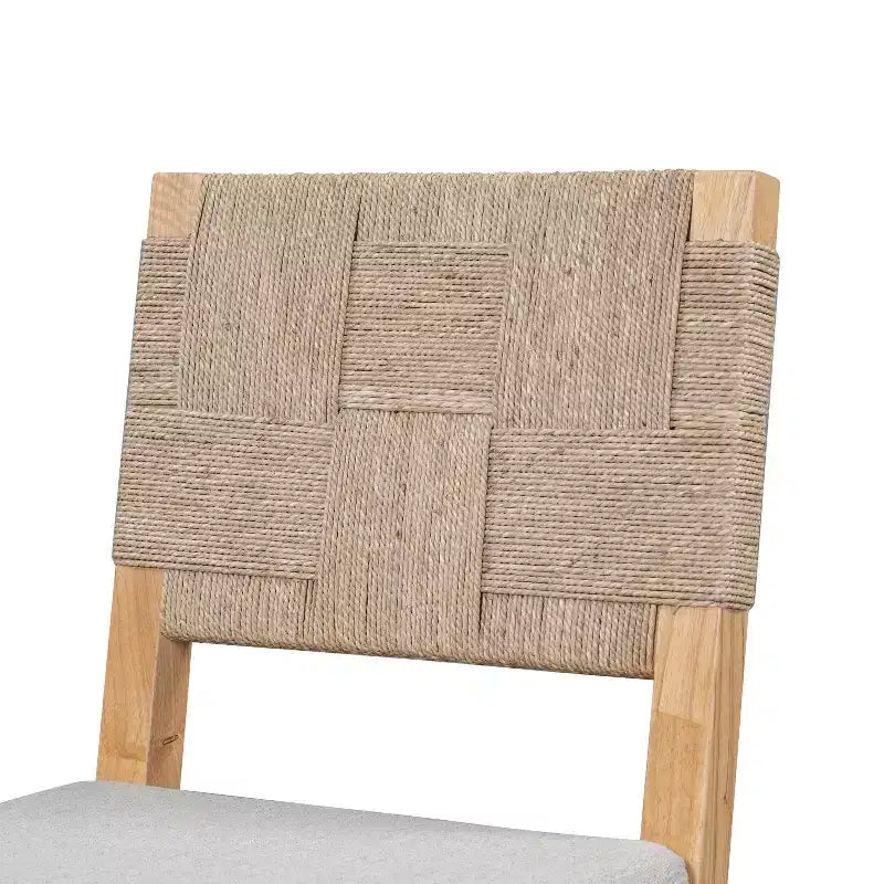 Christopher Knight Home Ororon Tabourets de comptoir bohèmes rembourrés en rotin et bois d'hévéa (lot de 2)