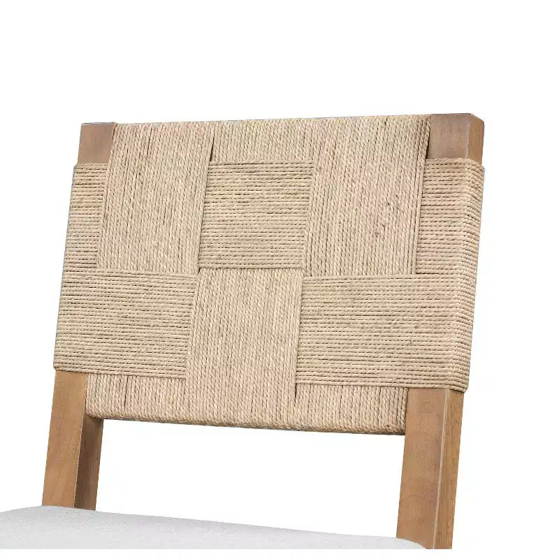 Christopher Knight Home Ororon Tabourets de comptoir bohèmes rembourrés en rotin et bois d'hévéa (lot de 2)