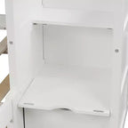 Lits superposés jumeaux avec escalier et tiroirs pour enfants, lits superposés en bois jumeaux avec escalier et armoire de rangement