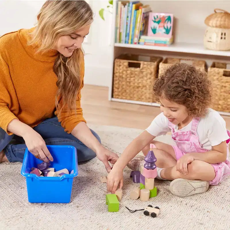 Meuble de rangement mobile ECR4Kids à 12 casiers et 15 bacs Scoop Front, 3x4, mobilier pour enfants