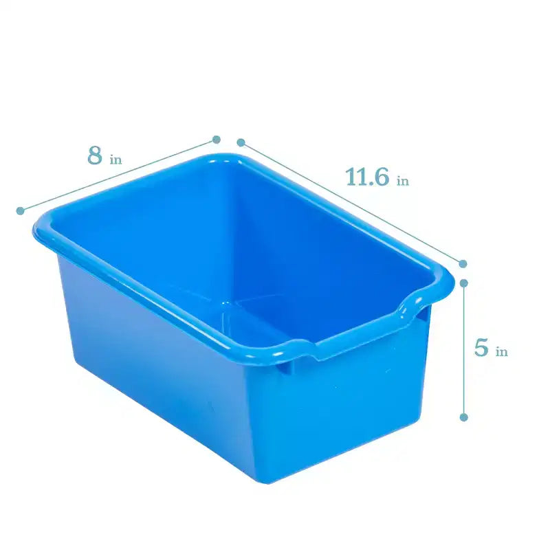 Meuble de rangement mobile ECR4Kids à 12 casiers et 15 bacs Scoop Front, 3x4, mobilier pour enfants
