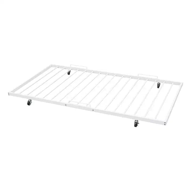 Lit superposé en métal Full XL sur Queen avec lit gigogne, convertible en 2 lits séparés, cadre de lit en fer robuste pour enfants et adolescents