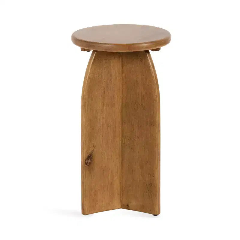 Table d'appoint ronde en bois Sora de Kate and Laurel