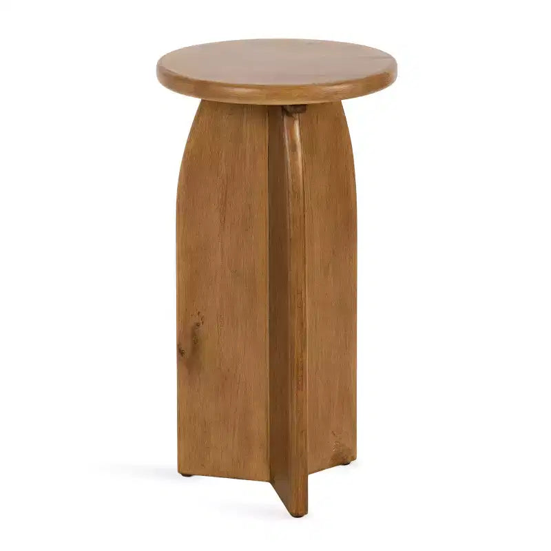 Table d'appoint ronde en bois Sora de Kate and Laurel