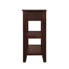 Hostack Console de 106,7 cm avec 2 tiroirs de rangement et 2 étagères pour salon et salle à manger, expresso