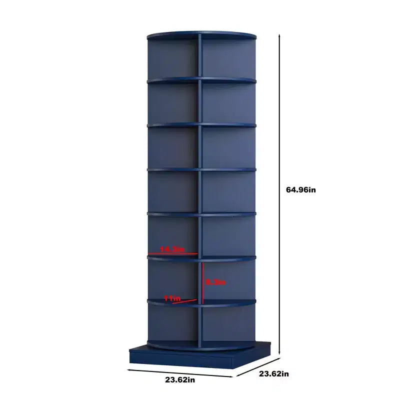 Meuble à chaussures Okak, vitrine avec 6 étagères rotatives à 360°, armoire pour salon, entrée, couloir