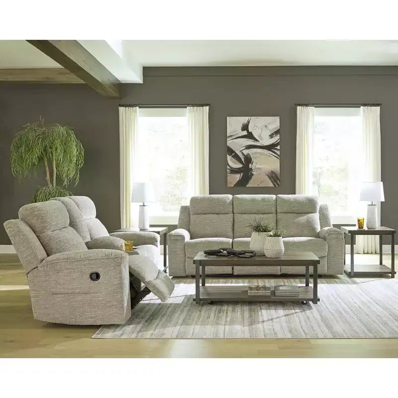 Signature Design by Ashley Trindwick – Ensemble de 3 tables basses avec tables d'appoint – Fini marron/gris acier