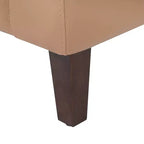 Fauteuil de réception HERCULES Artemis rembourré à accoudoir droit de Flash Furniture, 2 prises CA/1 port USB/1 port USB-C et pieds en bois de noyer avec patin de sol réglable