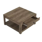 Table basse Galano Philia avec tiroir - Chêne noueux