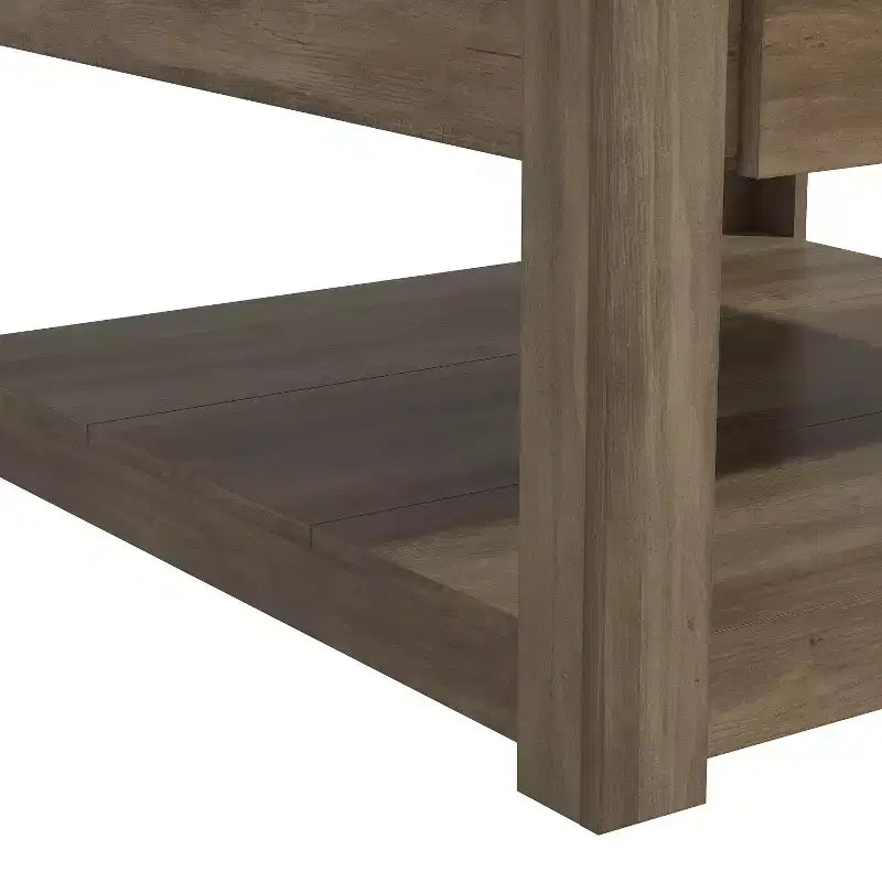 Table basse Galano Philia avec tiroir - Chêne noueux