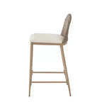 Christopher Knight Home Avirae 29.25 Tabourets de bar rembourrés en rotin style ferme (lot de 2)