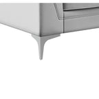 Causeuse HomeStock Gris clair PVC