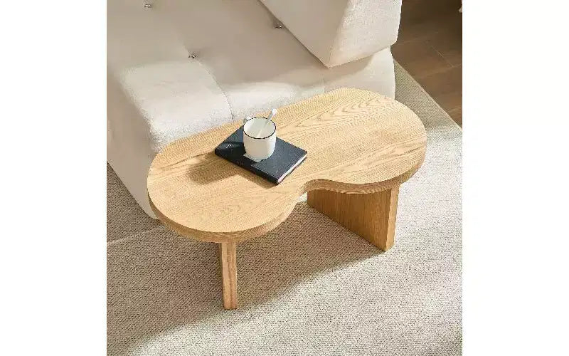 TUYOHW Table Basse Papillon Séparable, Table Centrale Moderne de 36 mm d'Épaisseur pour Salon Chambre, Table d'Appoint Papillon en MDF