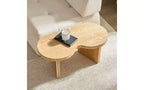 TUYOHW Table Basse Papillon Séparable, Table Centrale Moderne de 36 mm d'Épaisseur pour Salon Chambre, Table d'Appoint Papillon en MDF