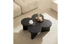 TUYOHW Table Basse Papillon Séparable, Table Centrale Moderne de 36 mm d'Épaisseur pour Salon Chambre, Table d'Appoint Papillon en MDF